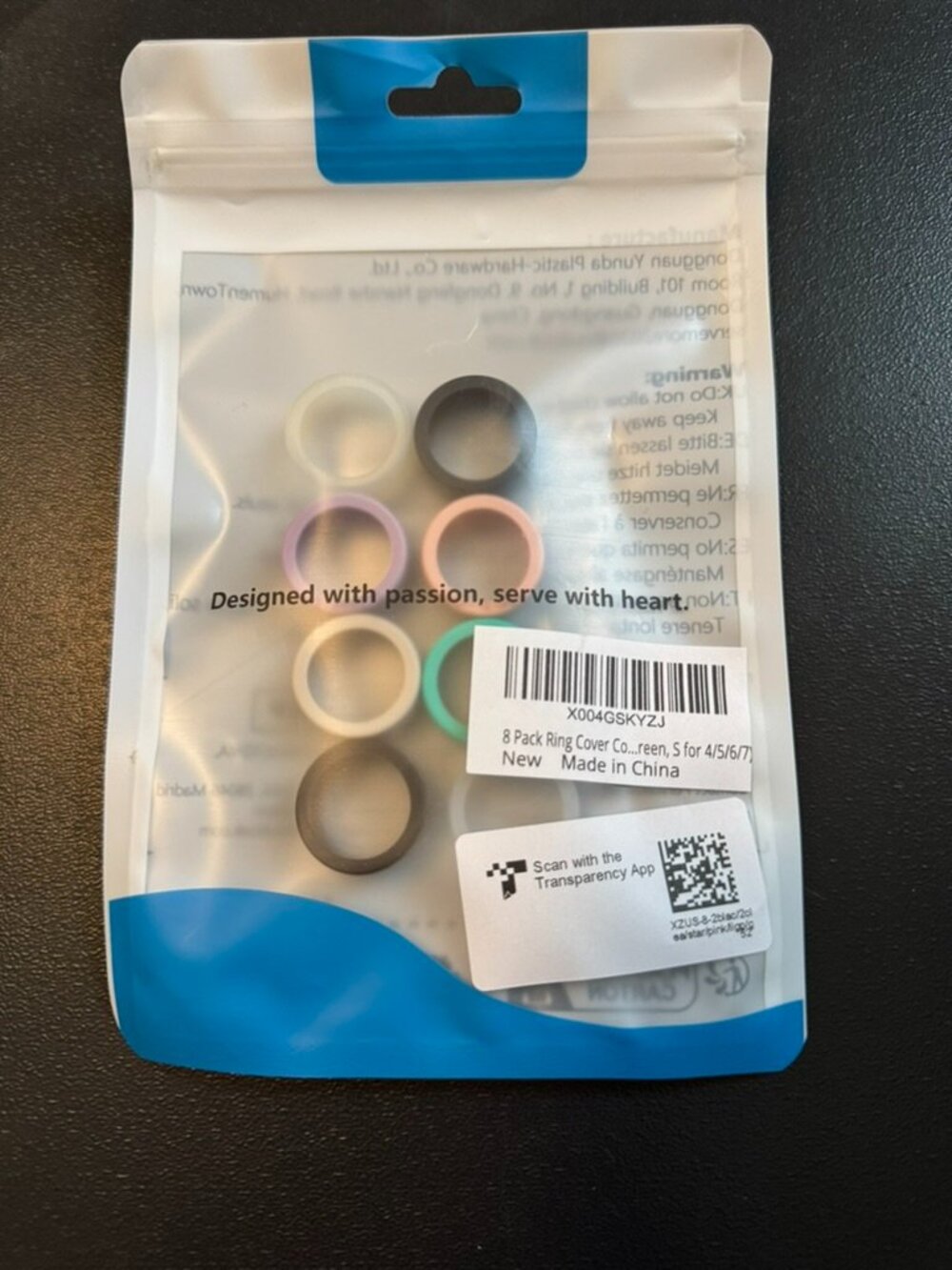 Oura Ring 4, Brushed Silver, Size 7 - Picture 5 of 5